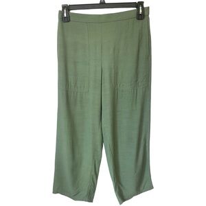 Lemaire Green Wide Leg Pants Size 38